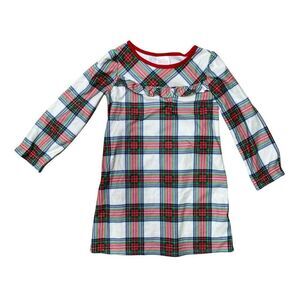 Wondershop Plaid Christmas Nightgown Girls Size 6